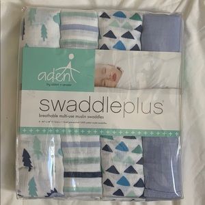 Brand new! Aden + Anais swaddling blankets